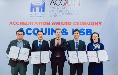 TRƯỜNG QUẢN TRỊ VÀ KINH DOANH (HSB) ĐẠT KIỂM ĐỊNH CHẤT LƯỢNG CHUẨN CHÂU ÂU